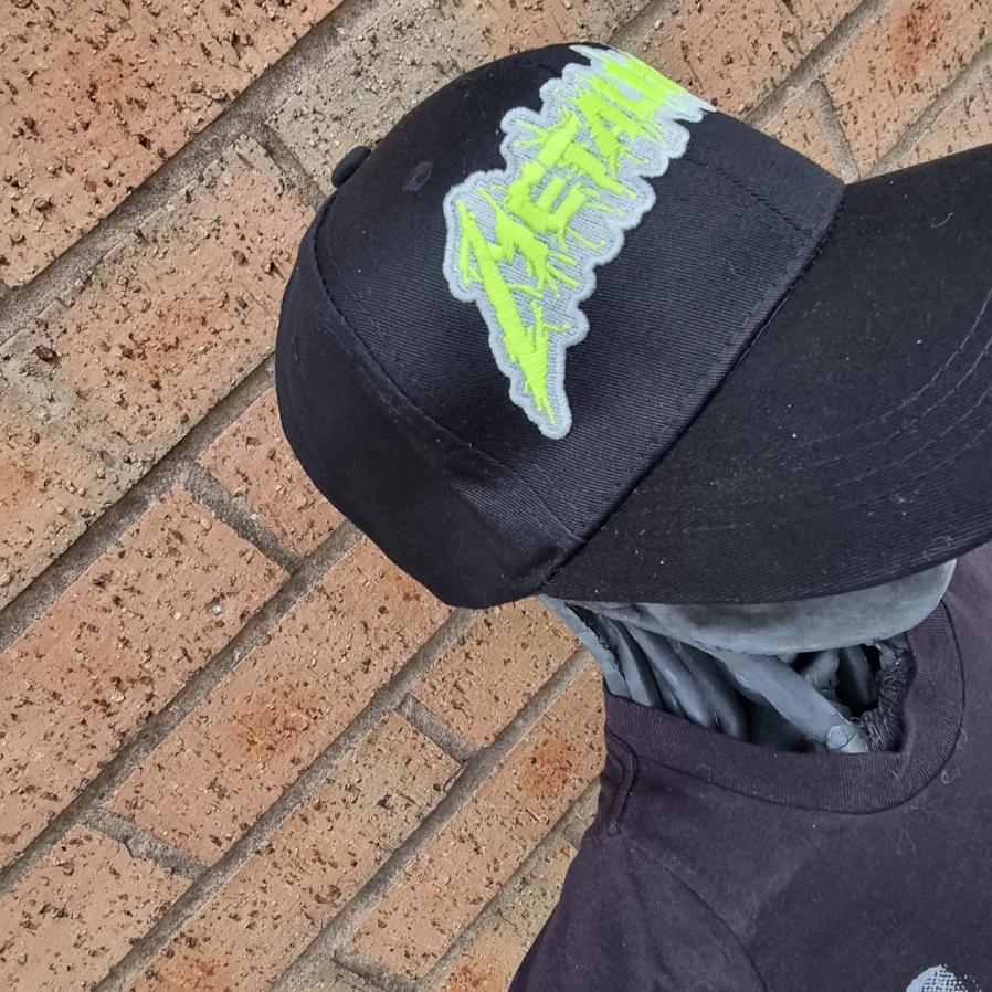 METALLICA - Splatter (Glow in the Dark) Logo BASEBALL CAP