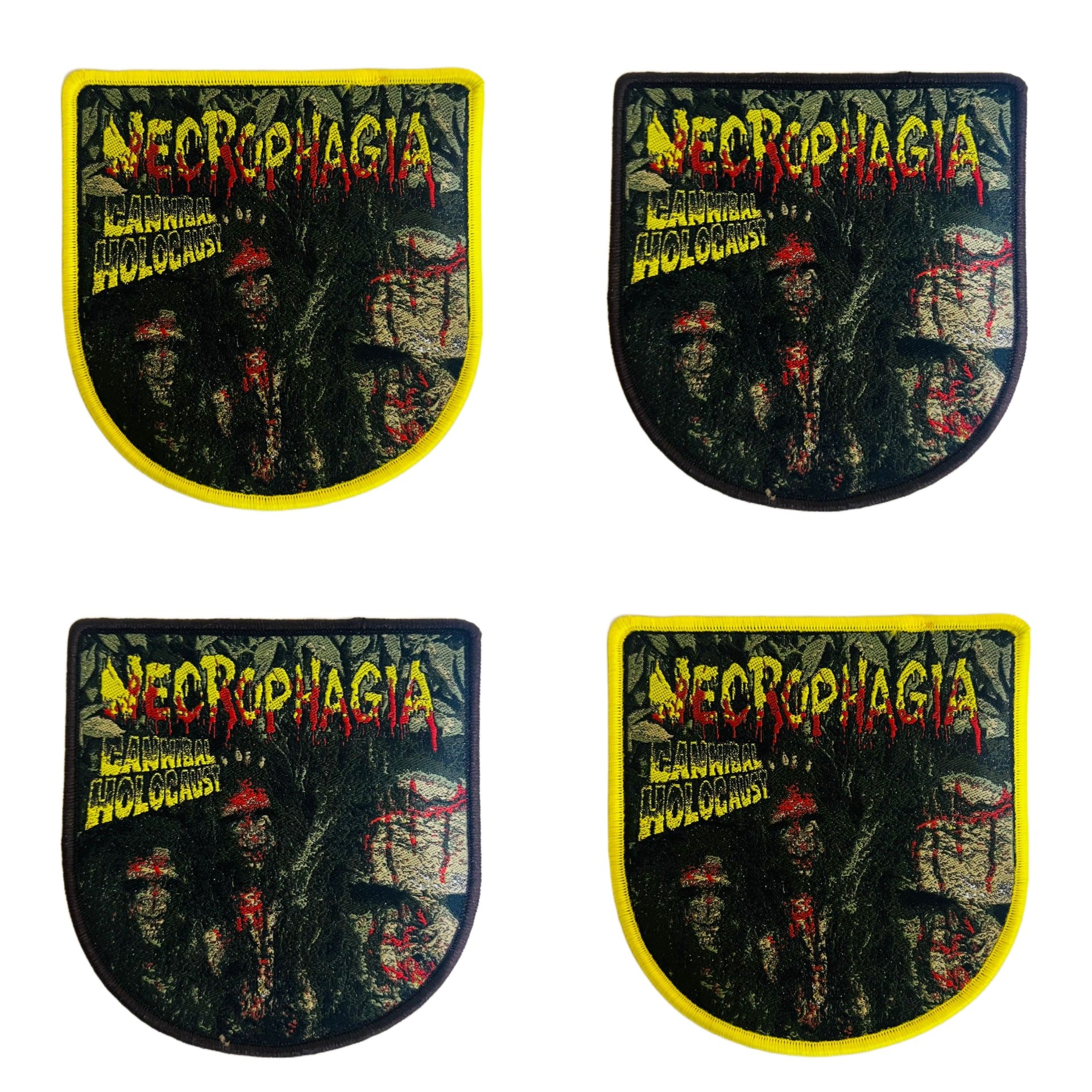NECROPHAGIA - Cannibal Holocaust - Woven Patch