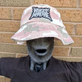 INSECT WARFARE - (Glow in the Dark) Logo - PINK CAMO BUCKET HAT