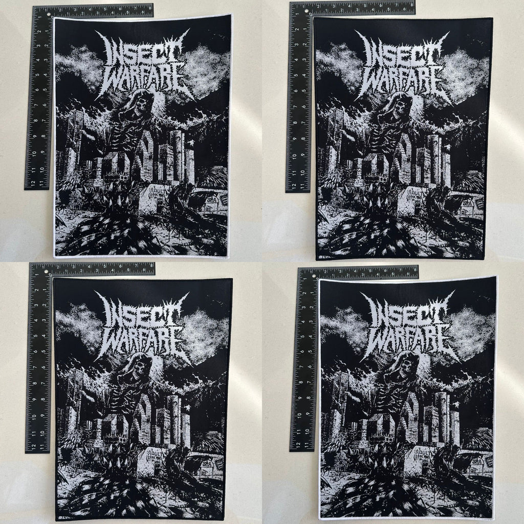 INSECT WARFARE - World Extermination - Woven Backpatch
