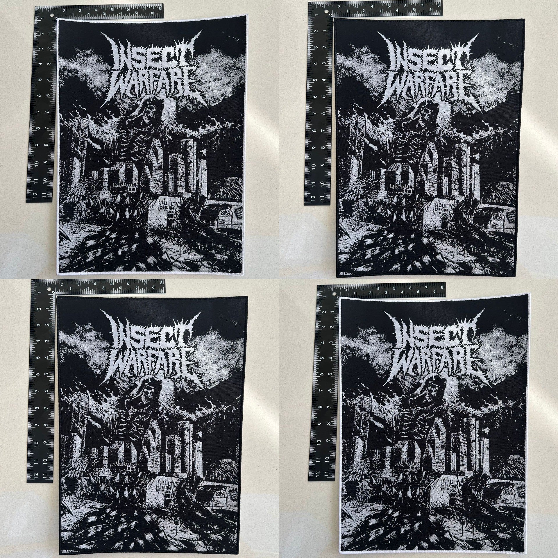 INSECT WARFARE - World Extermination - Woven Backpatch