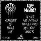 MOOM / GOD'S AMERICA - (White Ltd. 100) Split 7"EP