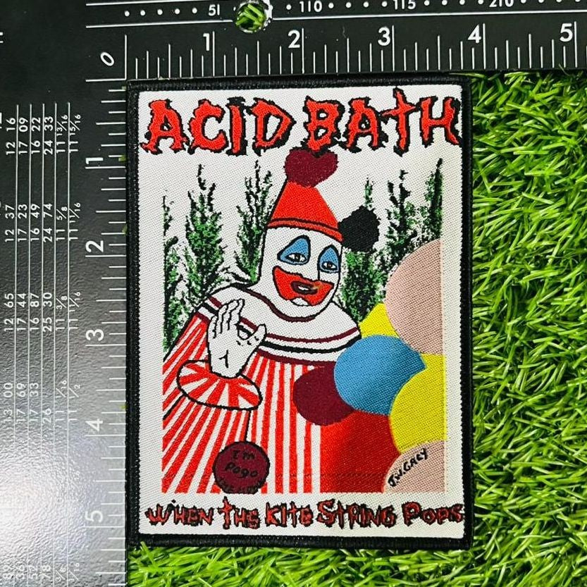 ACID BATH - When the Kite String Pops - Woven Patch