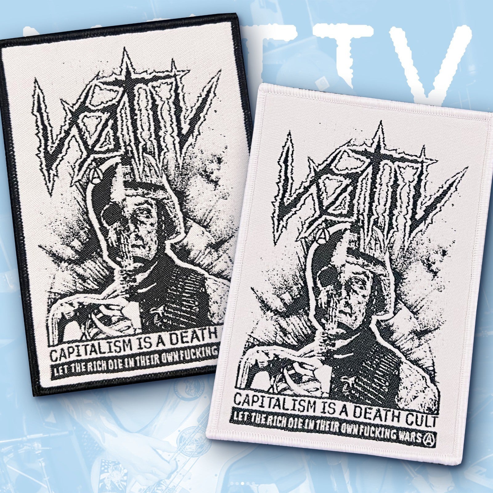 VØTIV - Capitalism is a Death Cult - Woven Patch