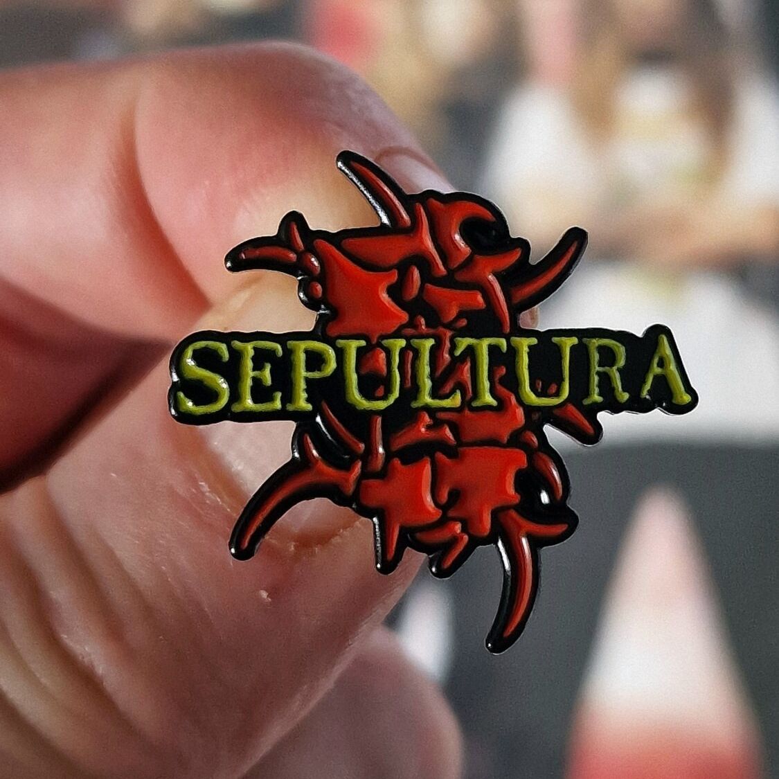 SEPULTURA Logo Enamel Pin (Small)
