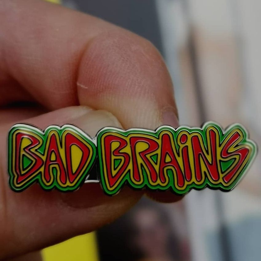 BAD BRAINS Logo Enamel Pin (Small)