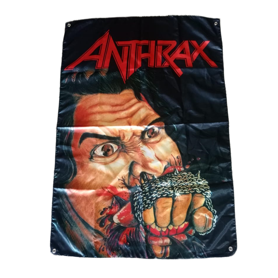 ANTHRAX - Fistful Of Metal - Wall Flag / Textile Poster