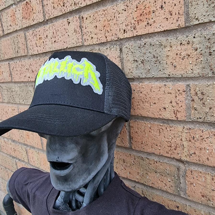 METALLICA - Splatter (Glow in the Dark) Logo TRUCKER CAP