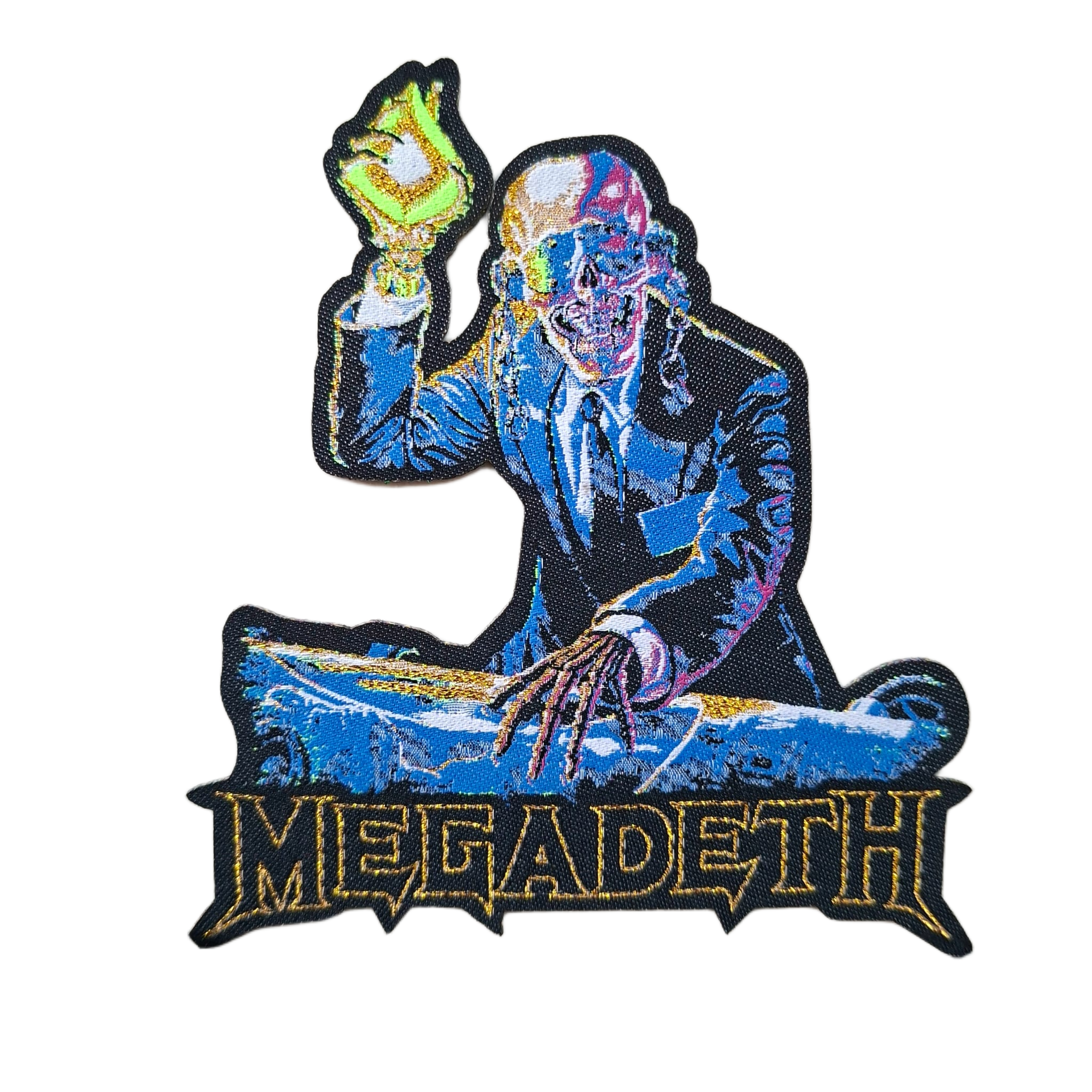 MEGADETH - Rust In Peace - Shaped Woven Patch
