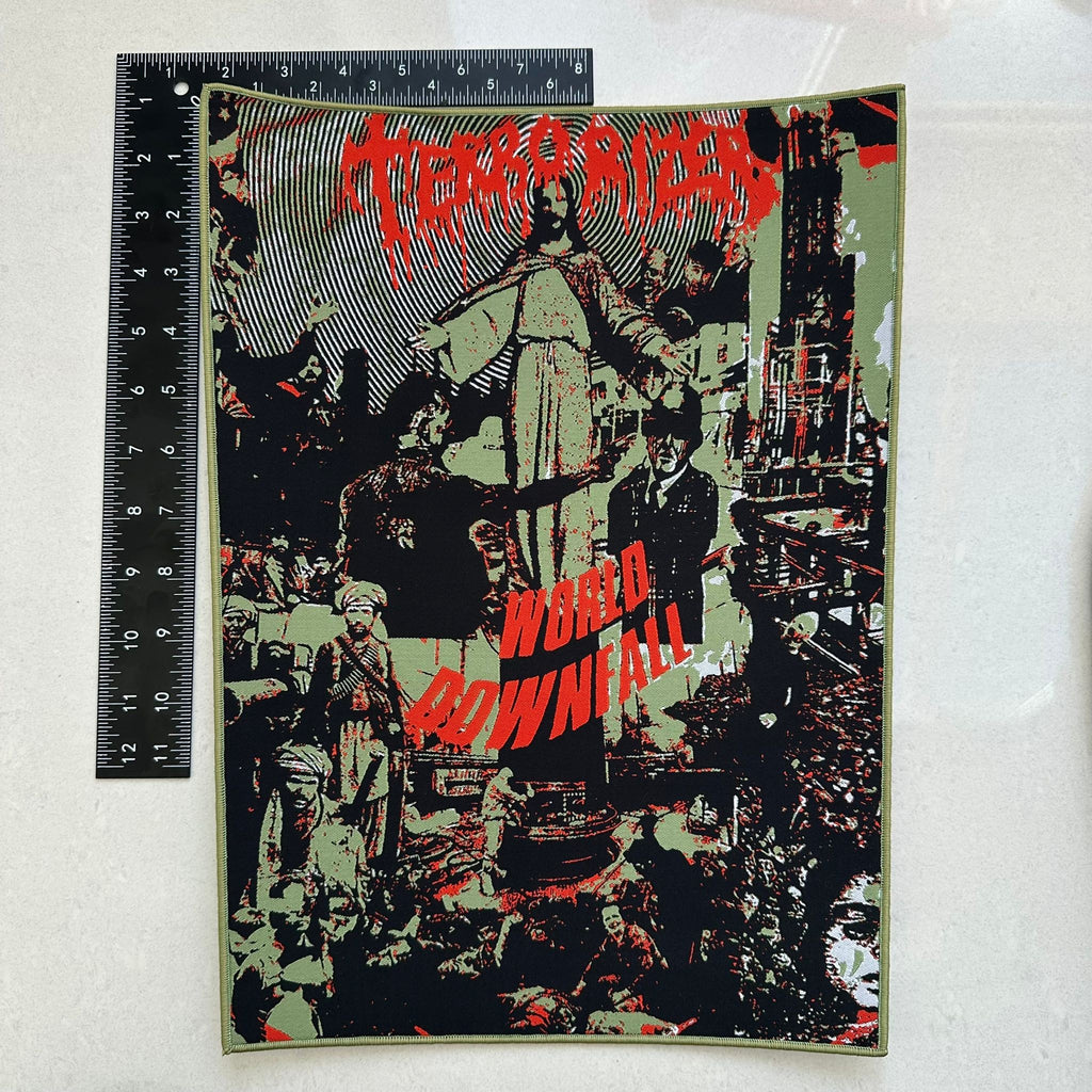 TERRORIZER - World Downfall - Woven Backpatch