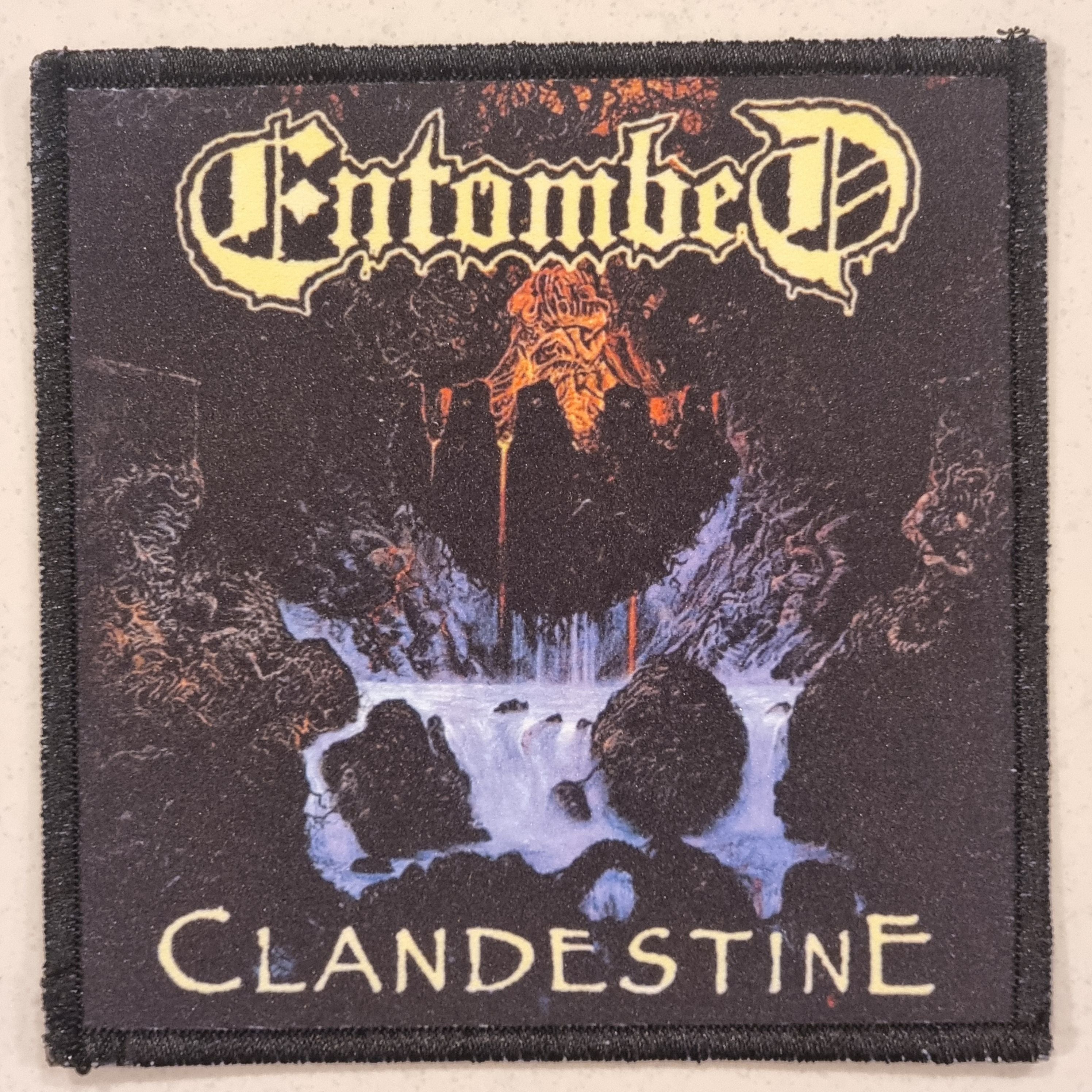 ENTOMBED - Clandestine - Patch