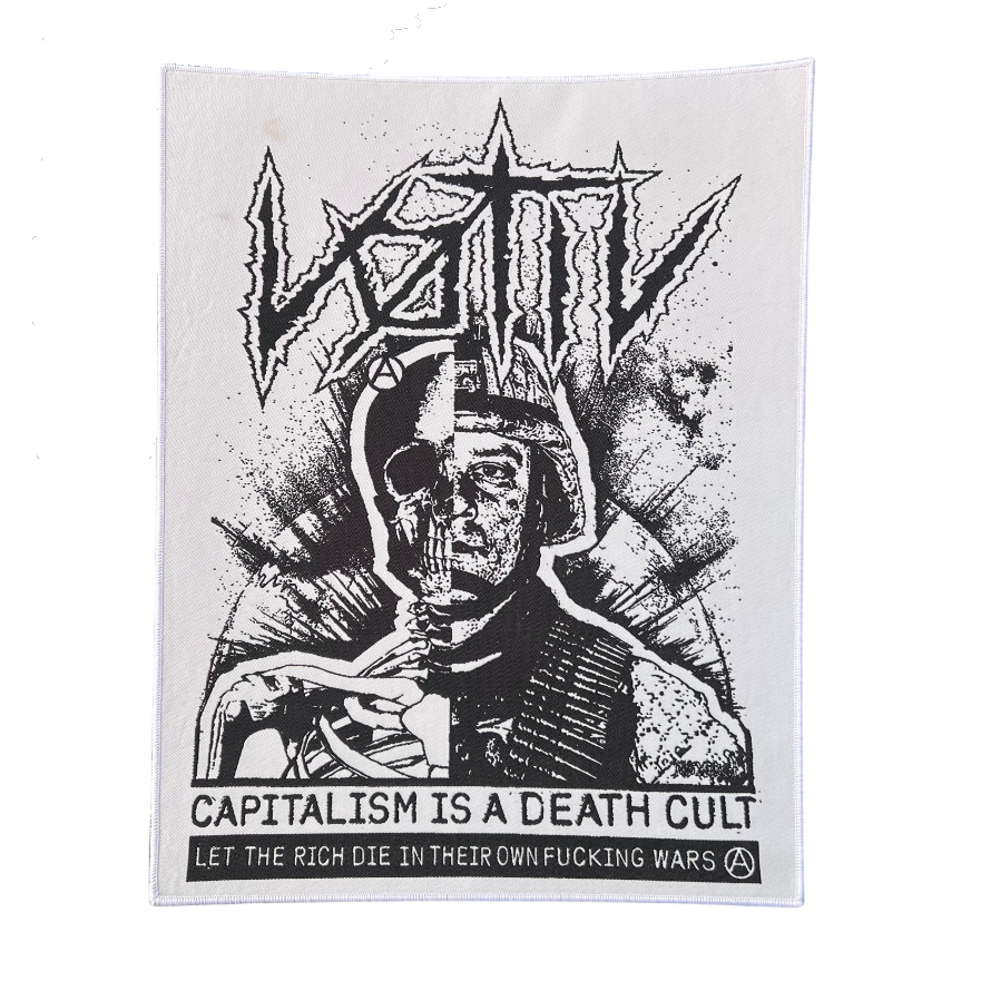 VØTIV - Capitalism is a Death Cult - Woven Backpatch
