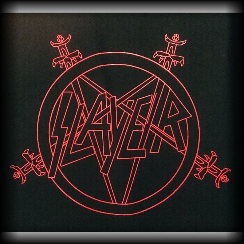SLAYER Logo (Red) Backpatch