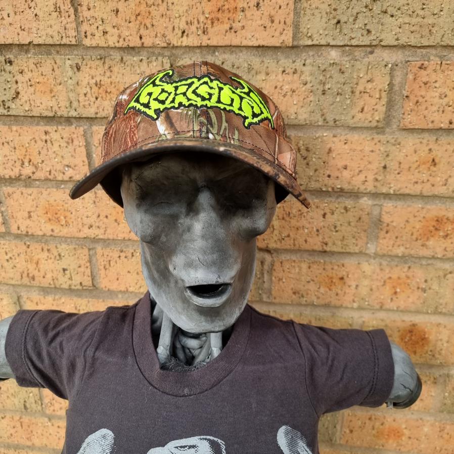 GORGUTS - (Glow in the Dark) Logo LEAF CAMO BASEBALL CAP