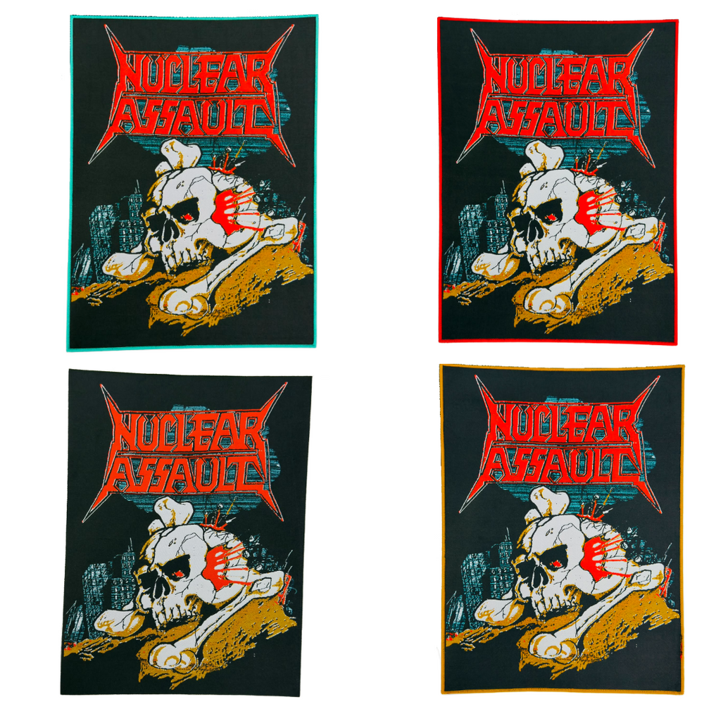 NUCLEAR ASSAULT - Handle With Care - 1991 Japan Tour - Woven Backpatch