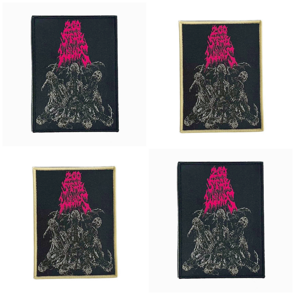 200 STAB WOUNDS - Wing Skulls - Woven Patch