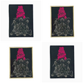 200 STAB WOUNDS - Wing Skulls - Woven Patch