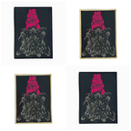 200 STAB WOUNDS - Wing Skulls - Woven Patch