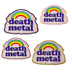 DEATH METAL - Rainbow - Woven Patch