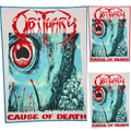 OBITUARY - Cause Of Death - Woven Backpatch