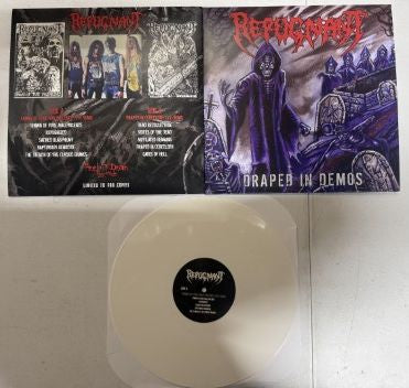 REPUGNANT - Draped in Demos (White Ltd. 300) LP