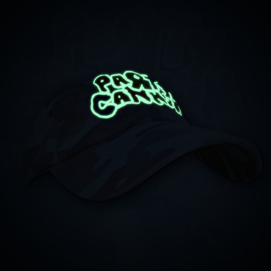 PaRtY CaNnOn - (Glow in the Dark) Logo - PINK CAMO DAD CAP