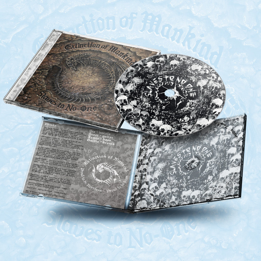 EXTINCTION OF MANKIND - Slaves to No One - MC Tape + CD Bundle