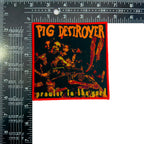 PIG DESTROYER - Prowler In The Yard - Woven Patch
