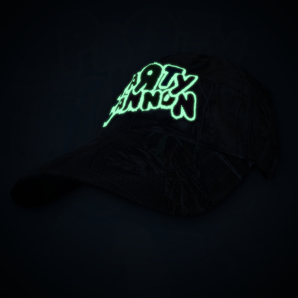 PaRtY CaNnOn - (Glow in the Dark) Logo - GREEN CAMO DAD CAP