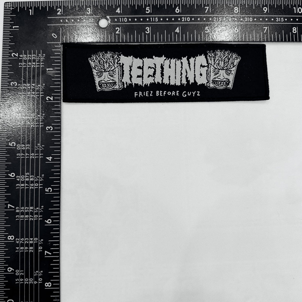 TEETHING - Friez Before Guyz - Stripe Woven Patch