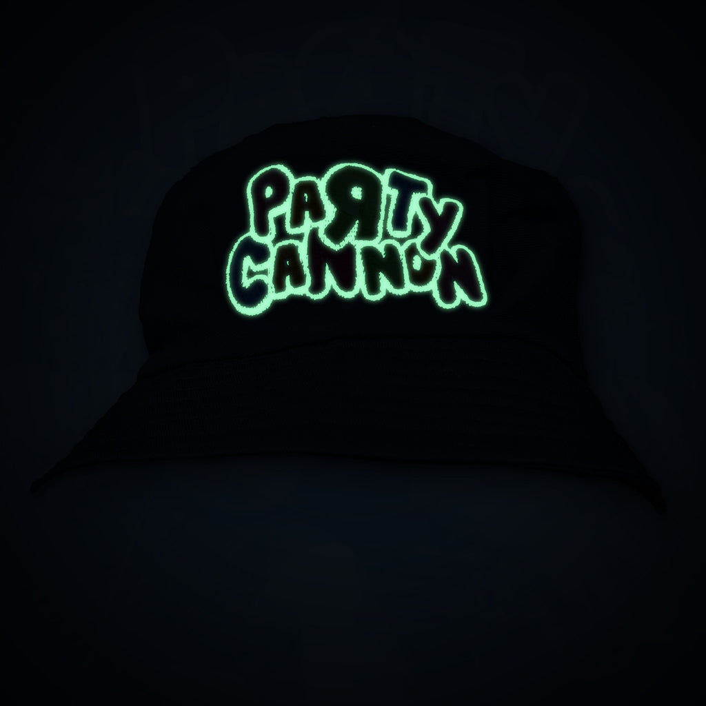 PaRtY CaNnOn - (Glow in the Dark) Logo - BUCKET HAT