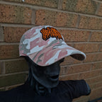 BLOOD INCANTATION - (Neon Orange) Logo - PINK CAMO DAD CAP