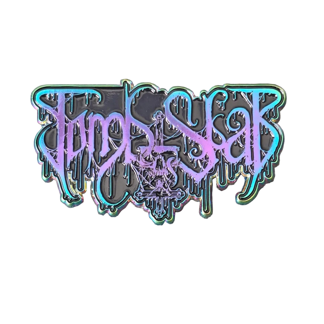 TOMB SLAB - Logo - Enamel Pin