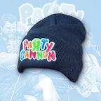 PaRtY CaNnOn - (Glow in the Dark) Logo - (Black) Beanie
