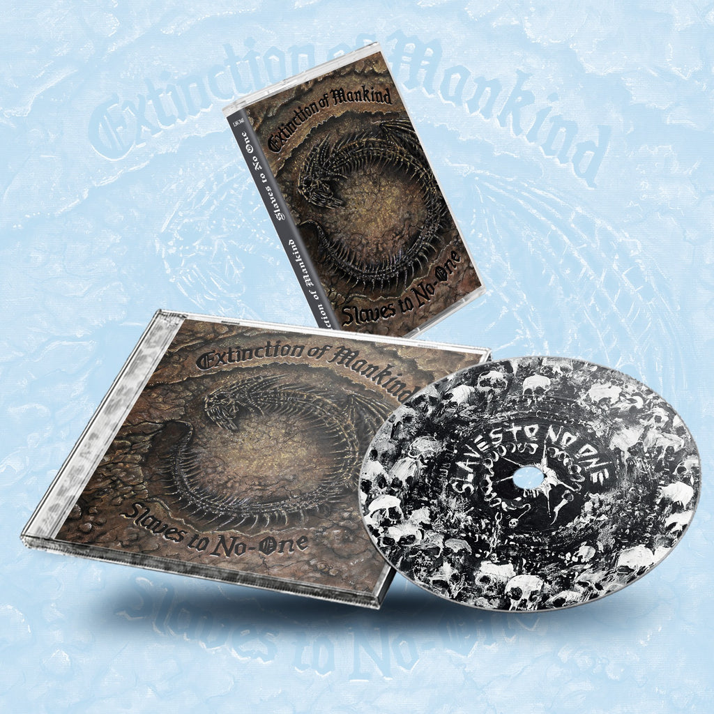 EXTINCTION OF MANKIND - Slaves to No One - MC Tape + CD Bundle
