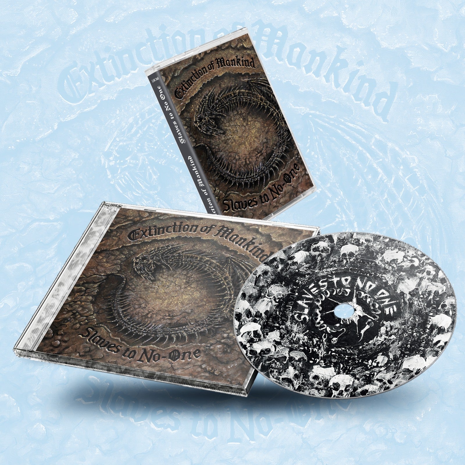 EXTINCTION OF MANKIND - Slaves to No One - MC Tape + CD Bundle