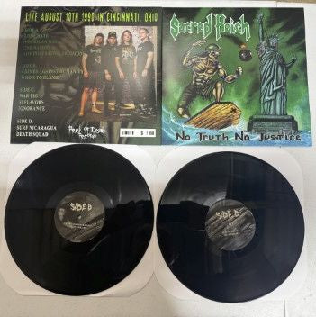 SACRED REICH - No Truth, No Justice  (Ltd. 150 Hand-Numbered) 2LP