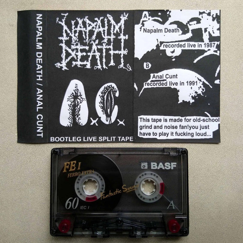 NAPALM DEATH / ANAL CUNT - Split Tape